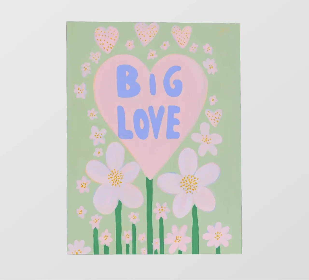 Grande amore per i fiori telo in pvc da Carinaprint