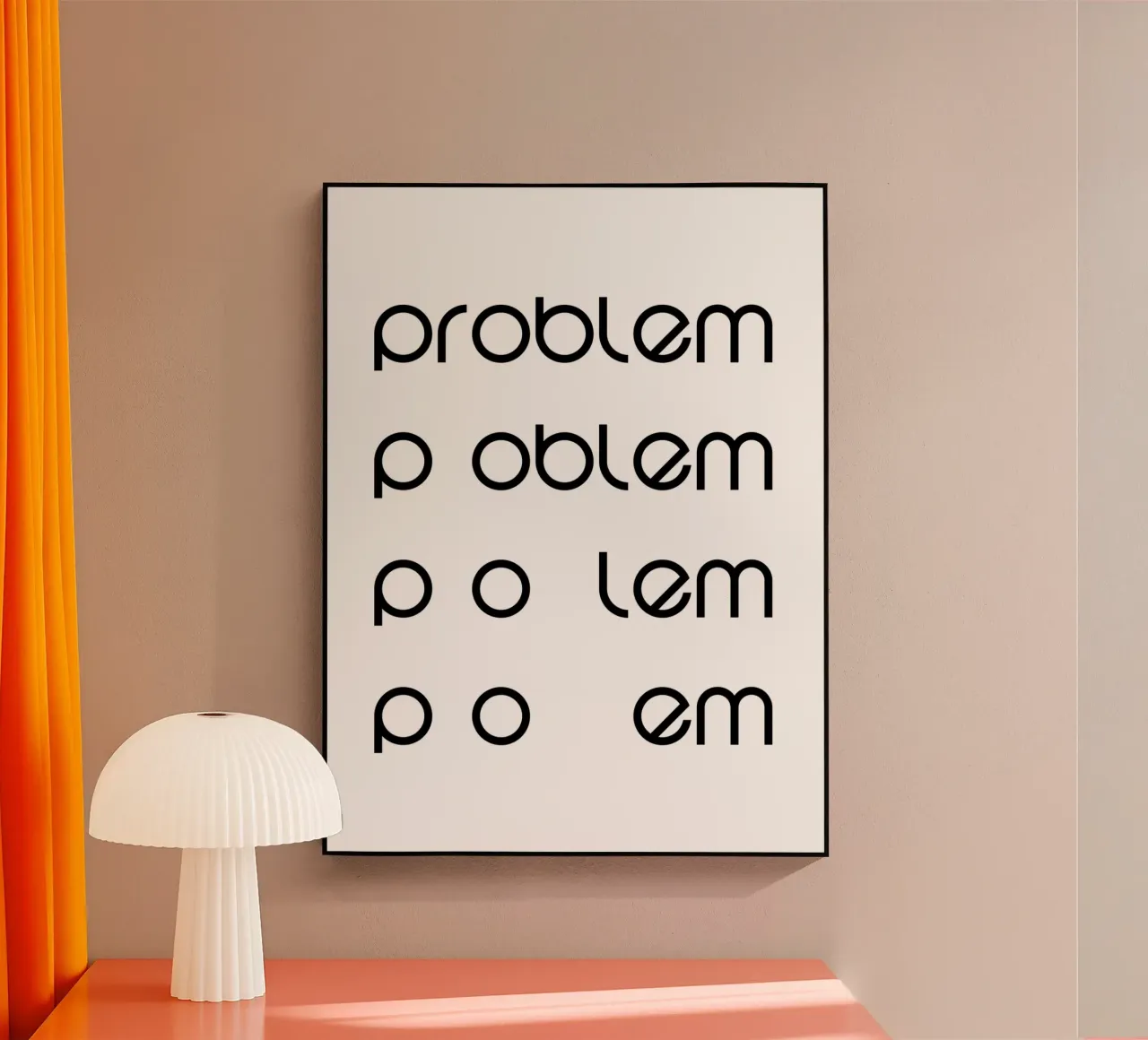 poem. plexiglass da FRICKE DESIGN