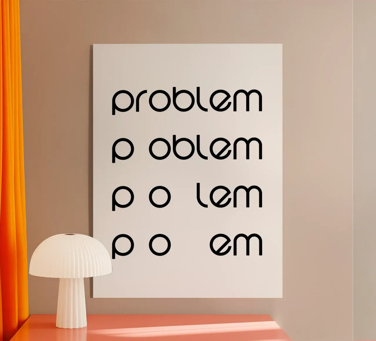 poem. plexiglass da FRICKE DESIGN