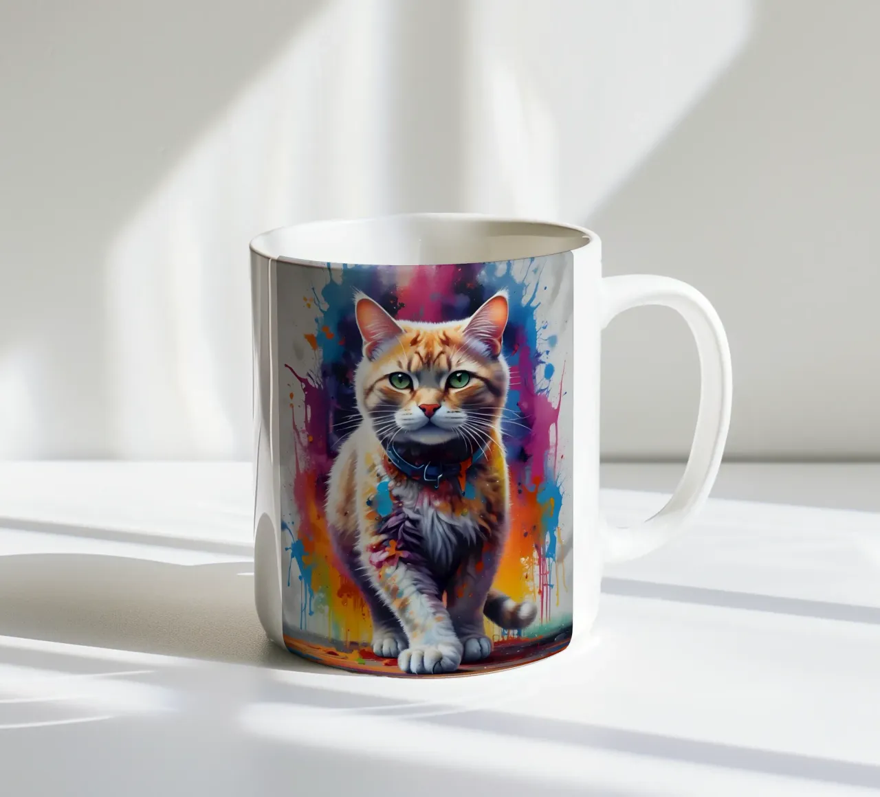Colore gatto Prowler tazza in ceramica da MakArena