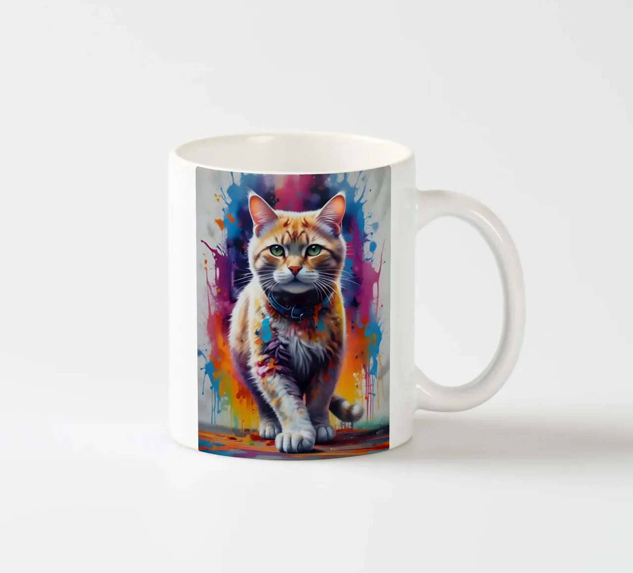 Colore gatto Prowler tazza in ceramica da MakArena