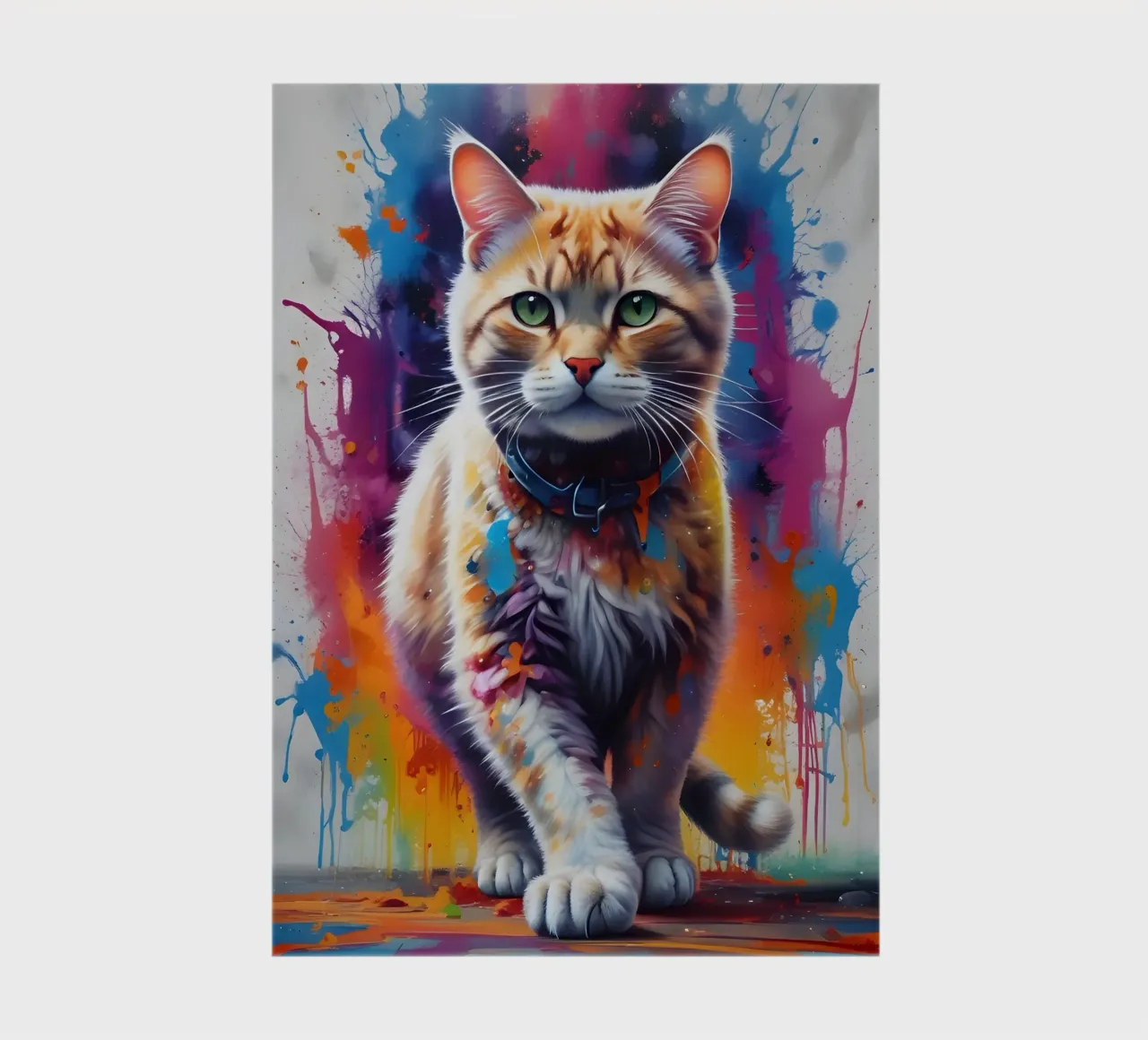 Cat color Prowler notebook by MakArena