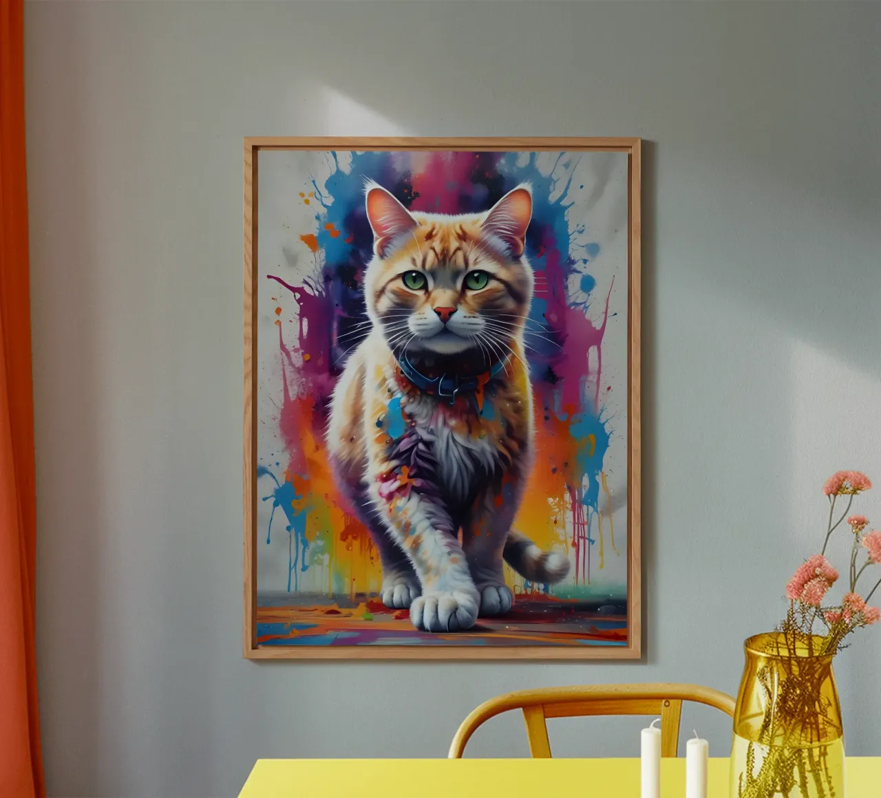 Cat color Prowler alu-dibond by MakArena