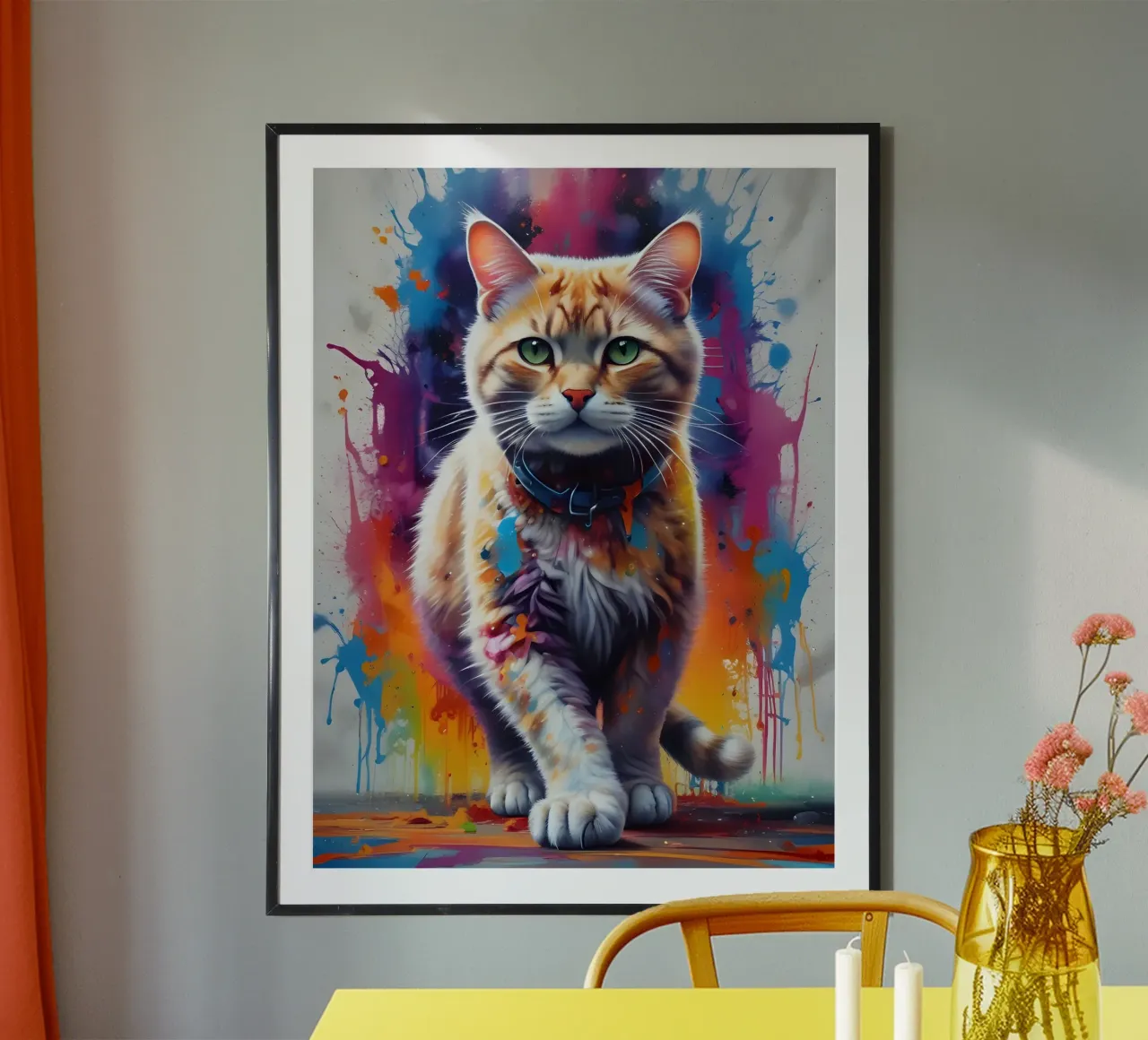 Cat color Prowler hahnemühle by MakArena