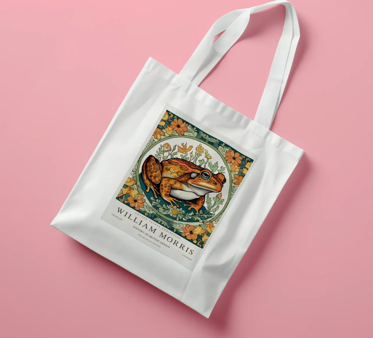 rana nei fiori selvatici william morris borsa in juta da komo store