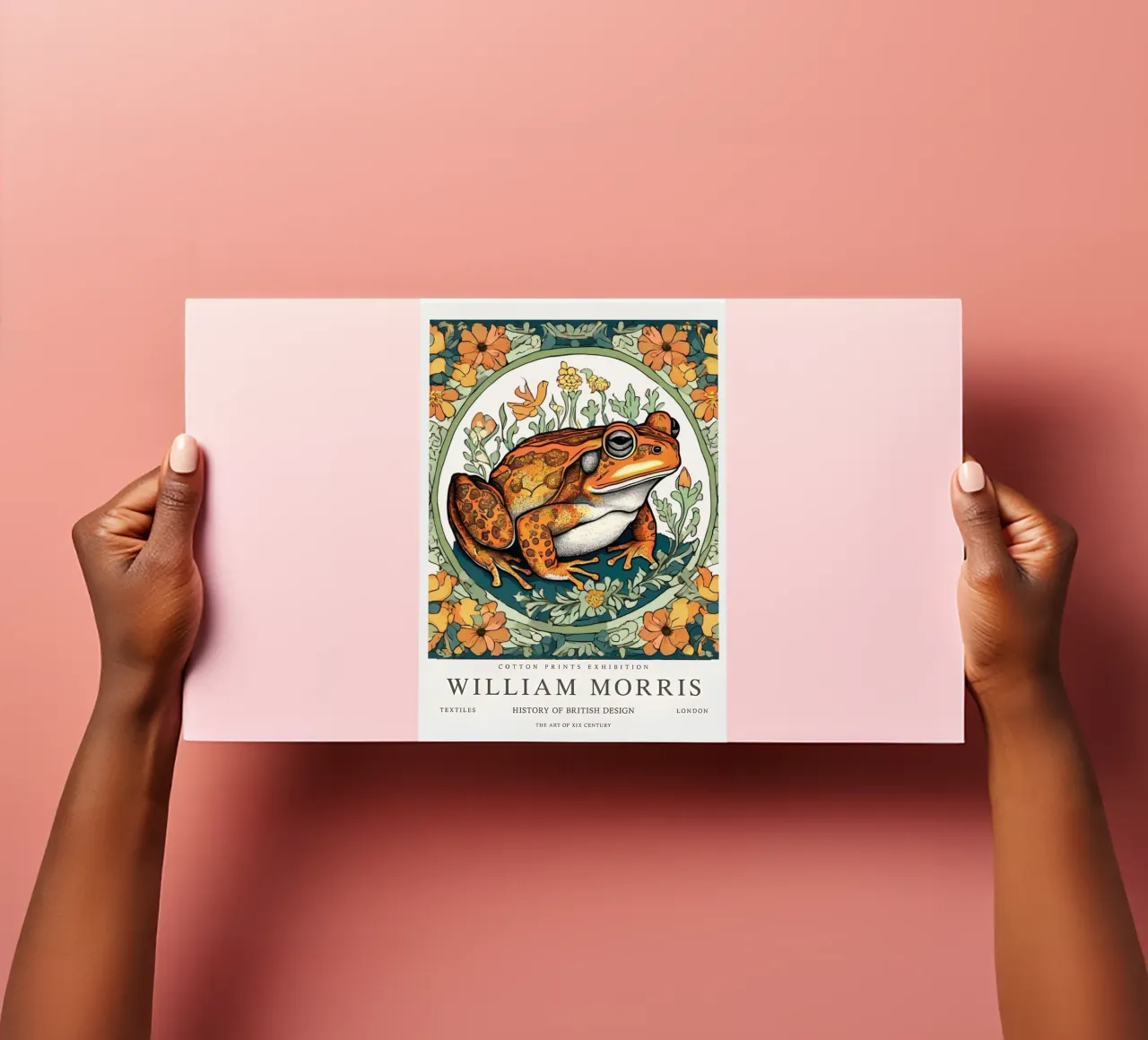 rana nei fiori selvatici william morris foglio adesivo da komo store