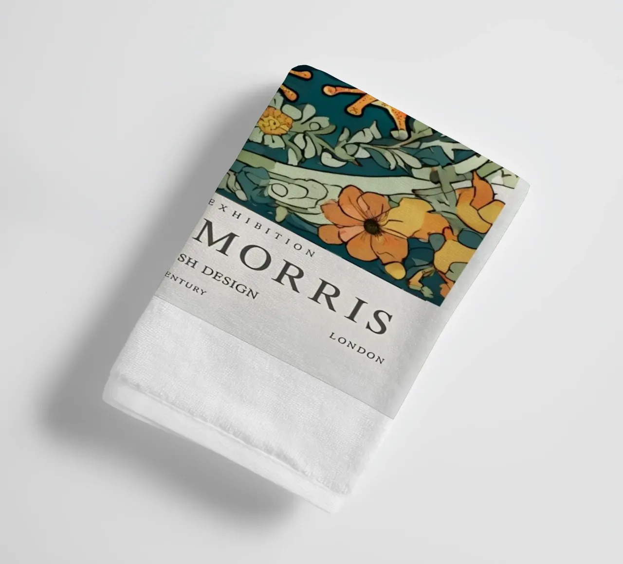 rana nei fiori selvatici william morris asciugamano da bagno da komo store