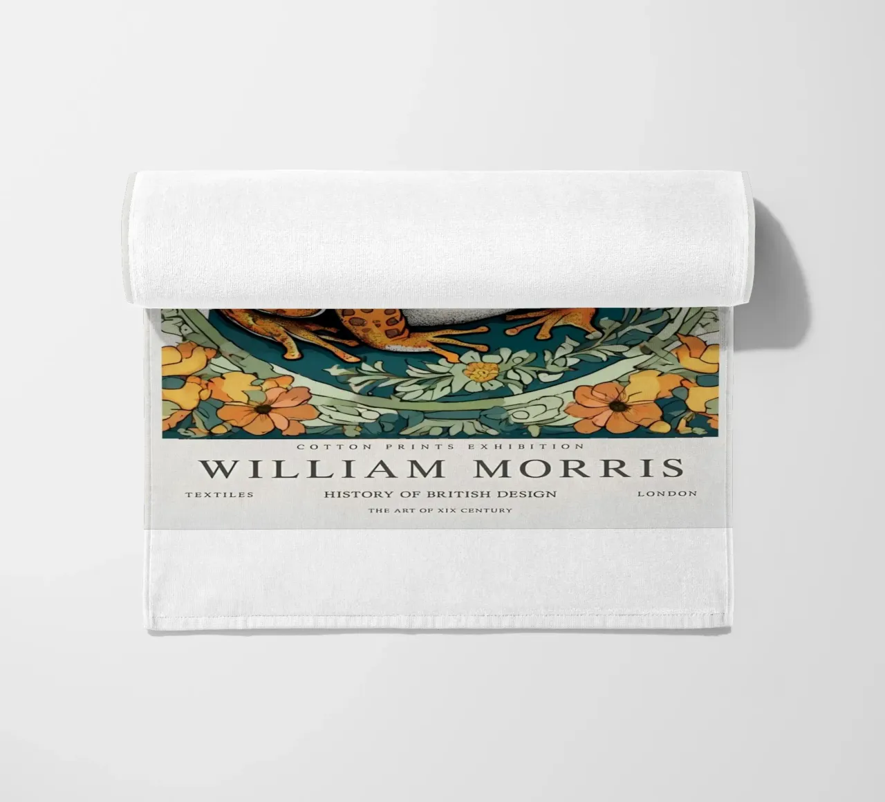 rana nei fiori selvatici william morris telo mare da komo store