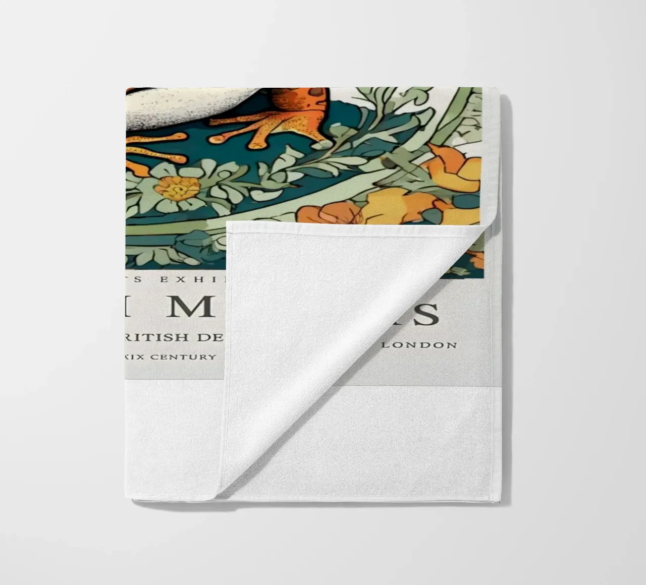 rana nei fiori selvatici william morris telo mare da komo store