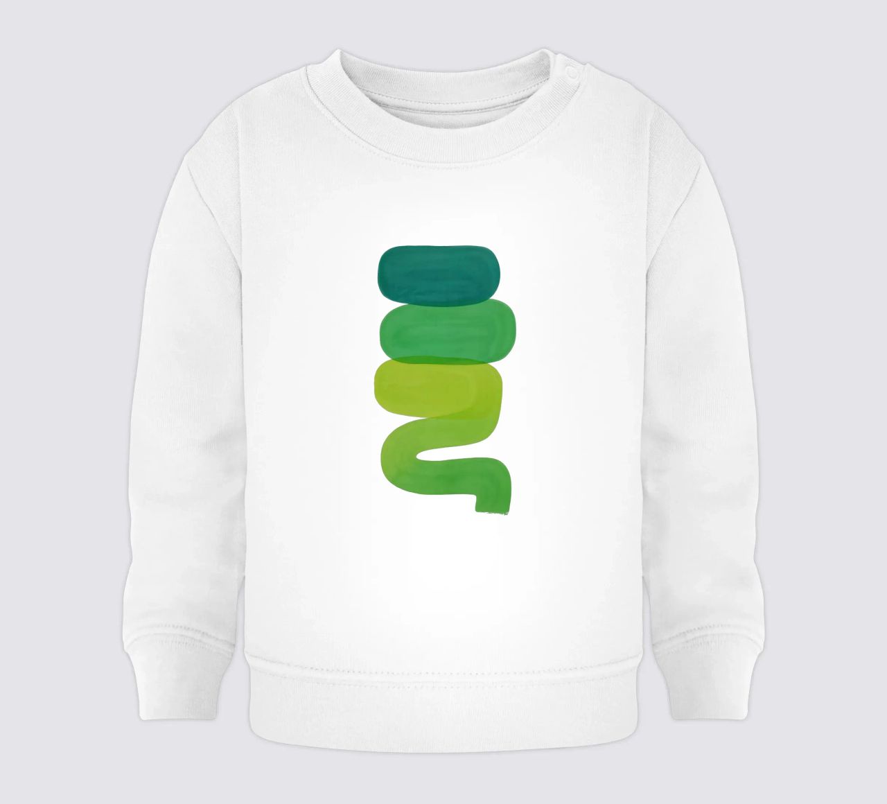 Organic Layers - Flow Form Series felpa neonato da SMPLE
