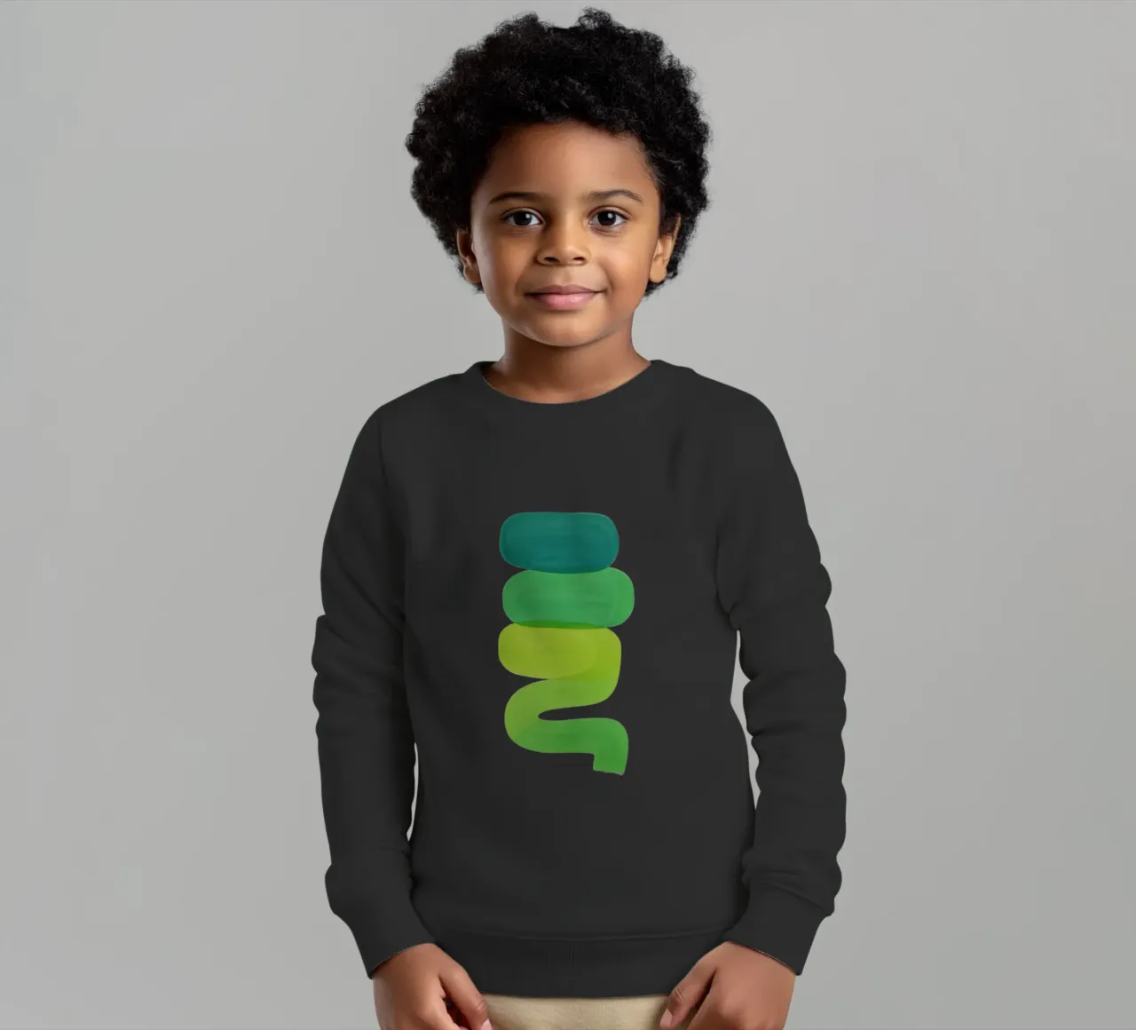 Organic Layers - Flow Form Series felpa bambino da SMPLE