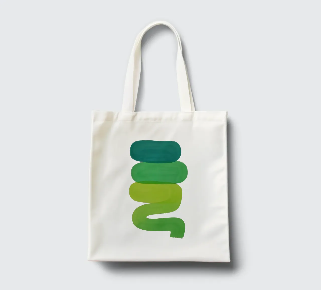 Organic Layers - Flow Form Series borsa in juta da SMPLE