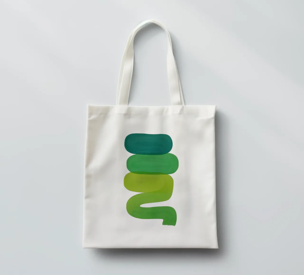 Organic Layers - Flow Form Series borsa in juta da SMPLE