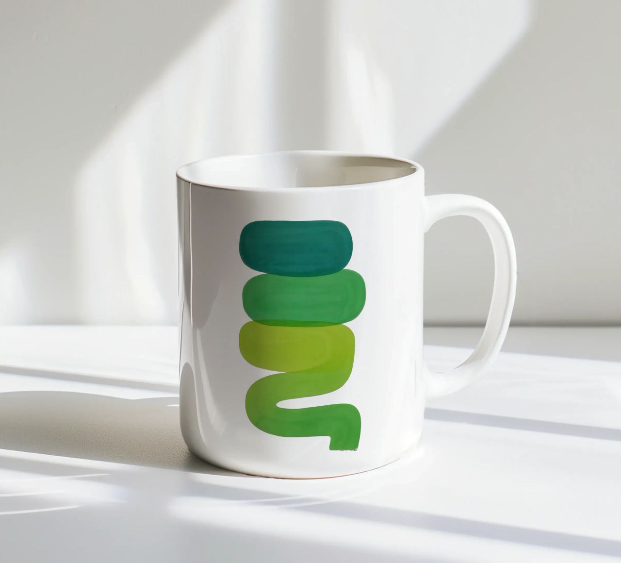 Organic Layers - Flow Form Series tazza in ceramica da SMPLE