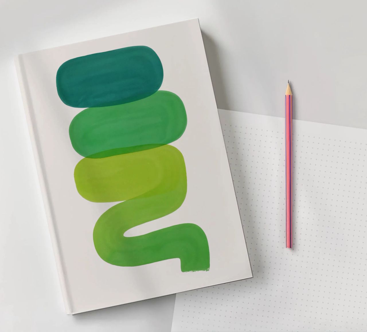 Organic Layers - Flow Form Series notebook by SMPLE