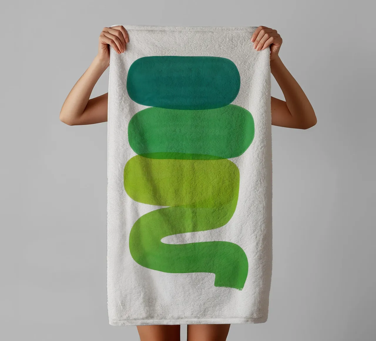 Organic Layers - Flow Form Series serviette de bain de SMPLE