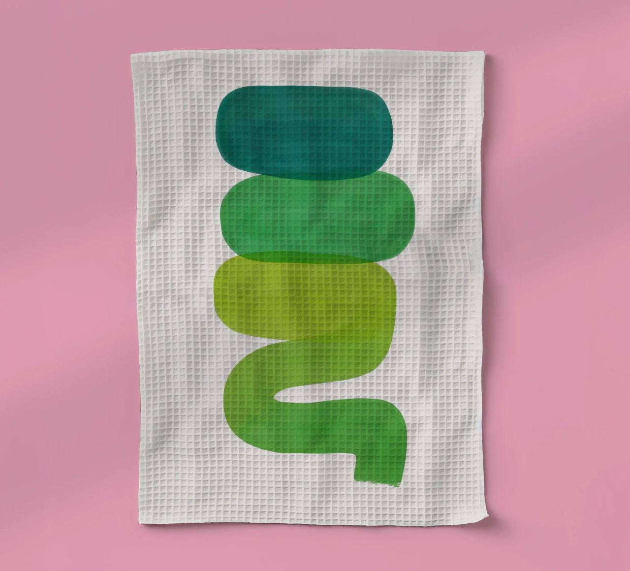 Organic Layers - Flow Form Series tea towel by SMPLE
