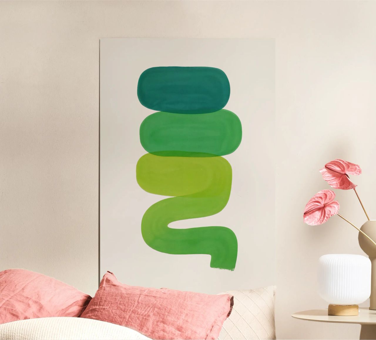 Organic Layers - Flow Form Series poster by SMPLE