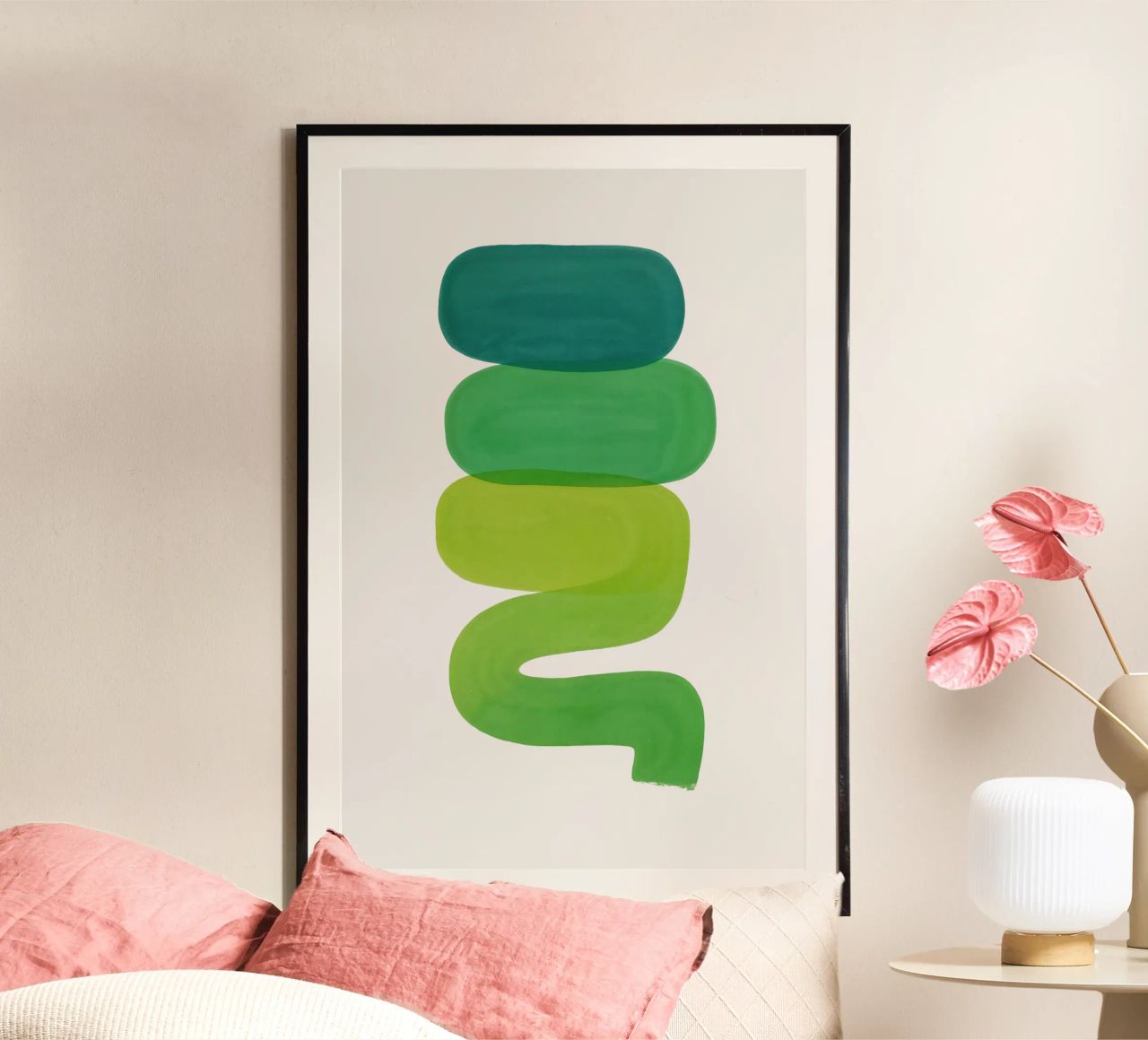 Organic Layers - Flow Form Series poster by SMPLE
