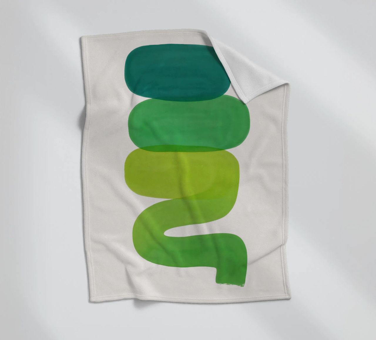 Organic Layers - Flow Form Series fleece blanket by SMPLE