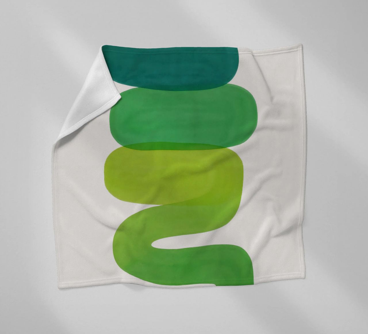 Organic Layers - Flow Form Series fleece blanket by SMPLE