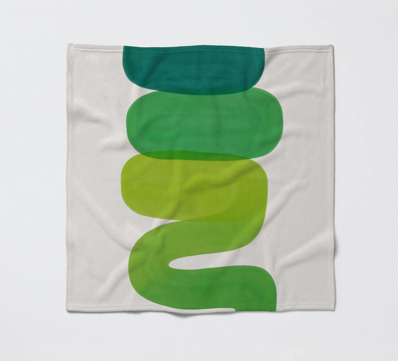 Organic Layers - Flow Form Series fleece blanket by SMPLE