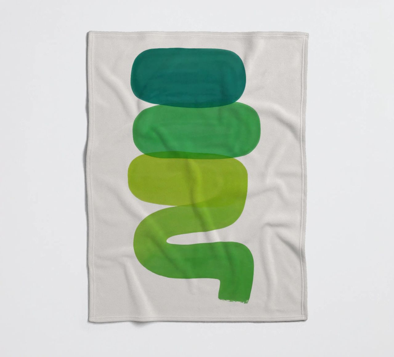 Organic Layers - Flow Form Series fleece blanket by SMPLE