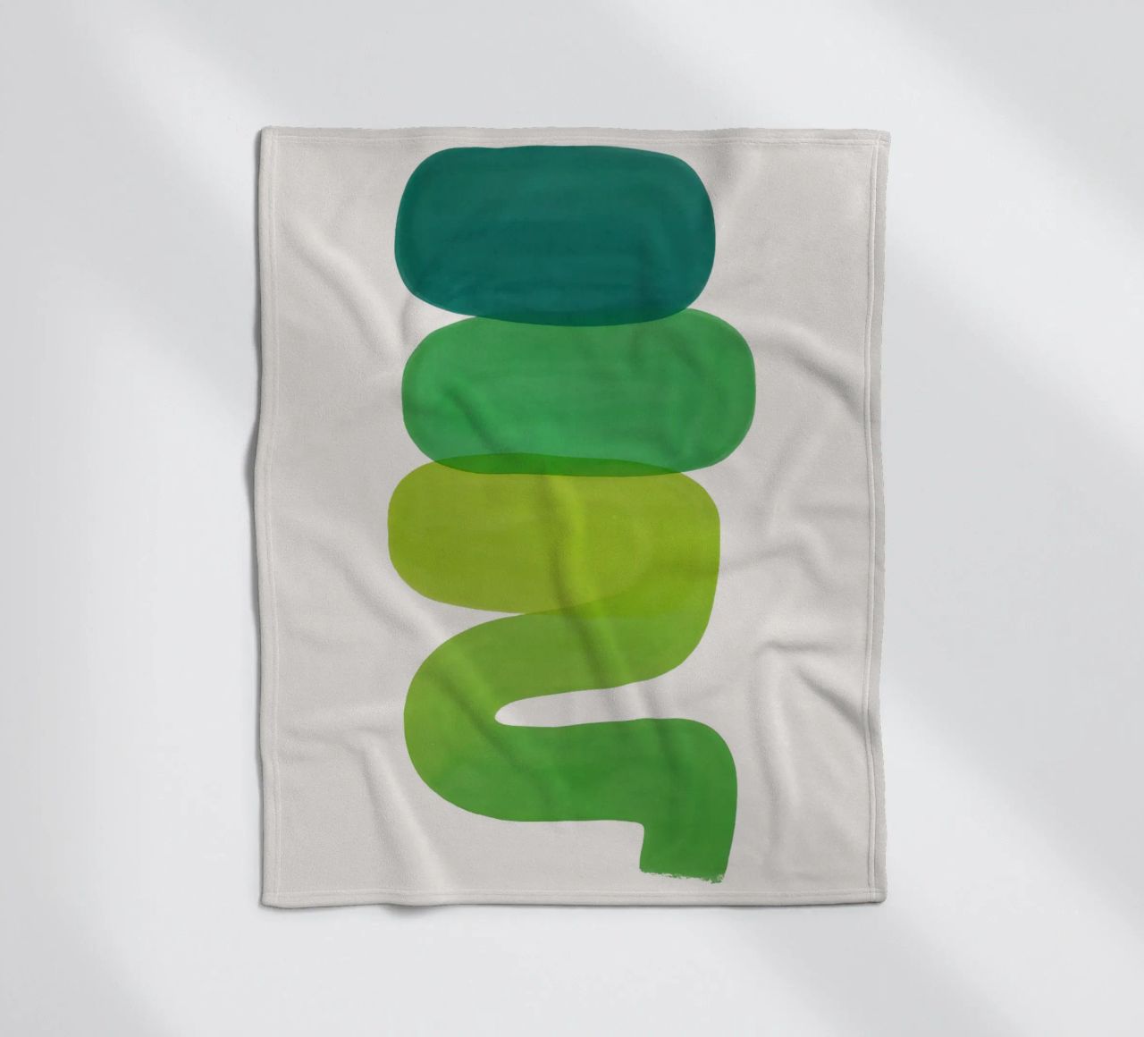 Organic Layers - Flow Form Series fleece blanket by SMPLE