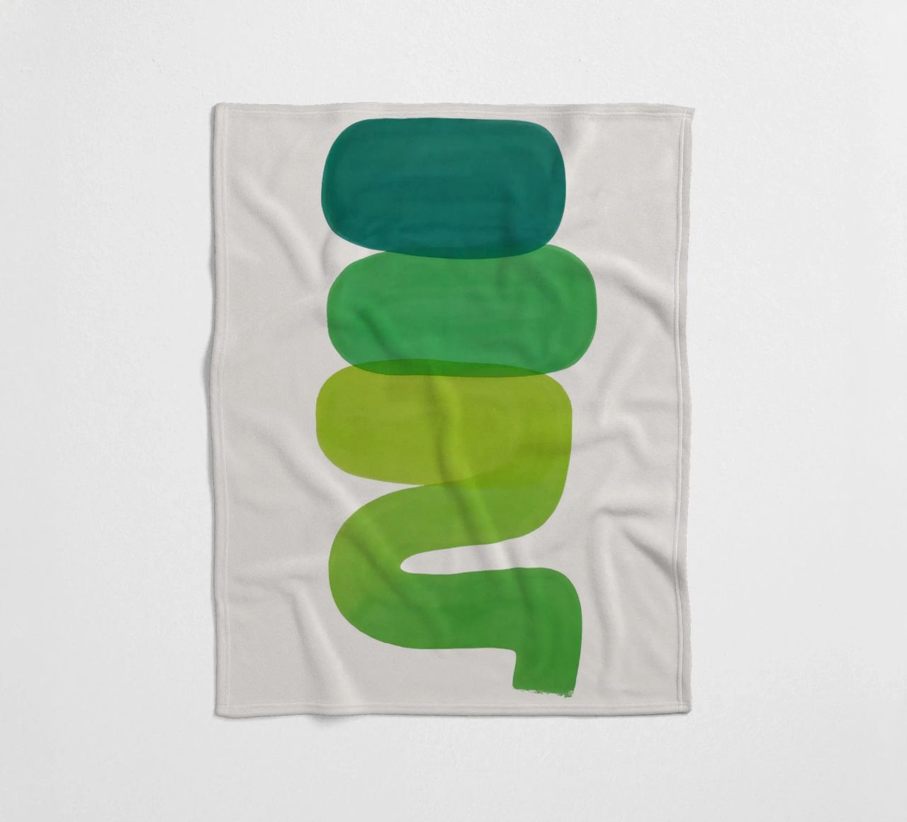 Organic Layers - Flow Form Series fleece blanket by SMPLE