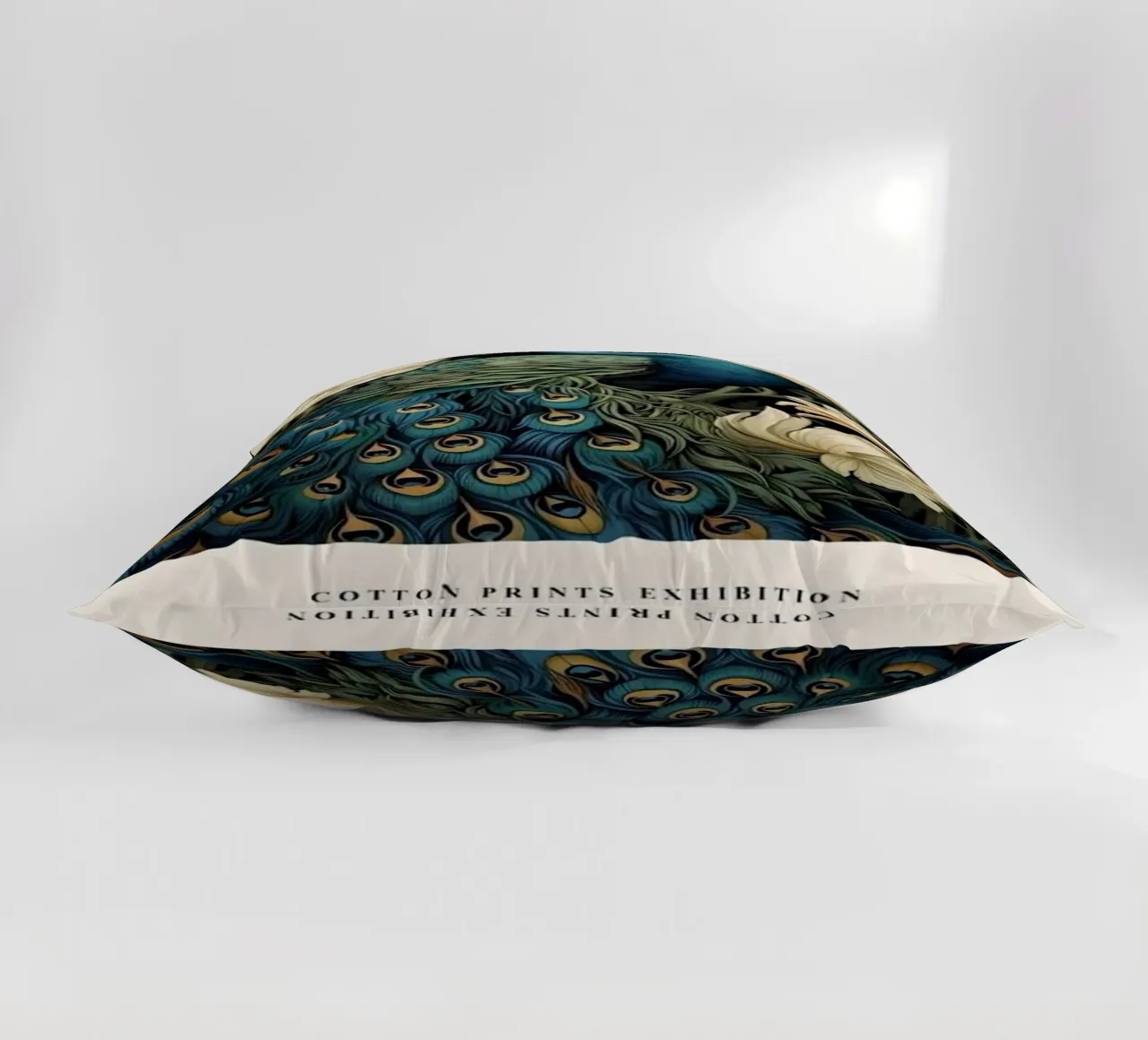pfau und weiße rose william morris Kissen von komo store