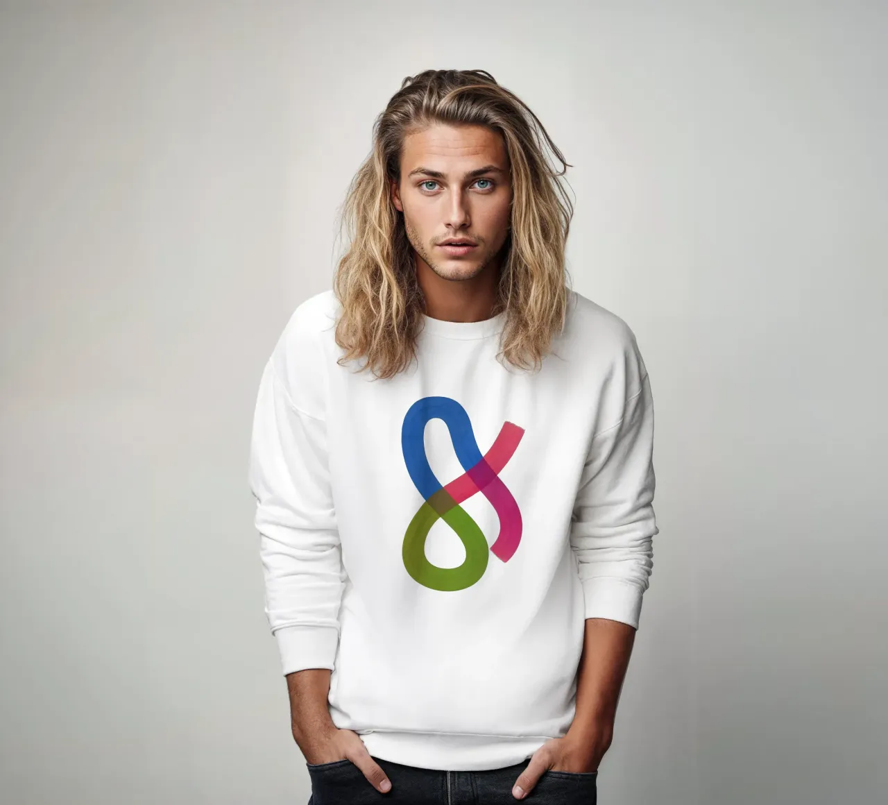 Color Continuum - Flow Form Series sweatshirt van SMPLE