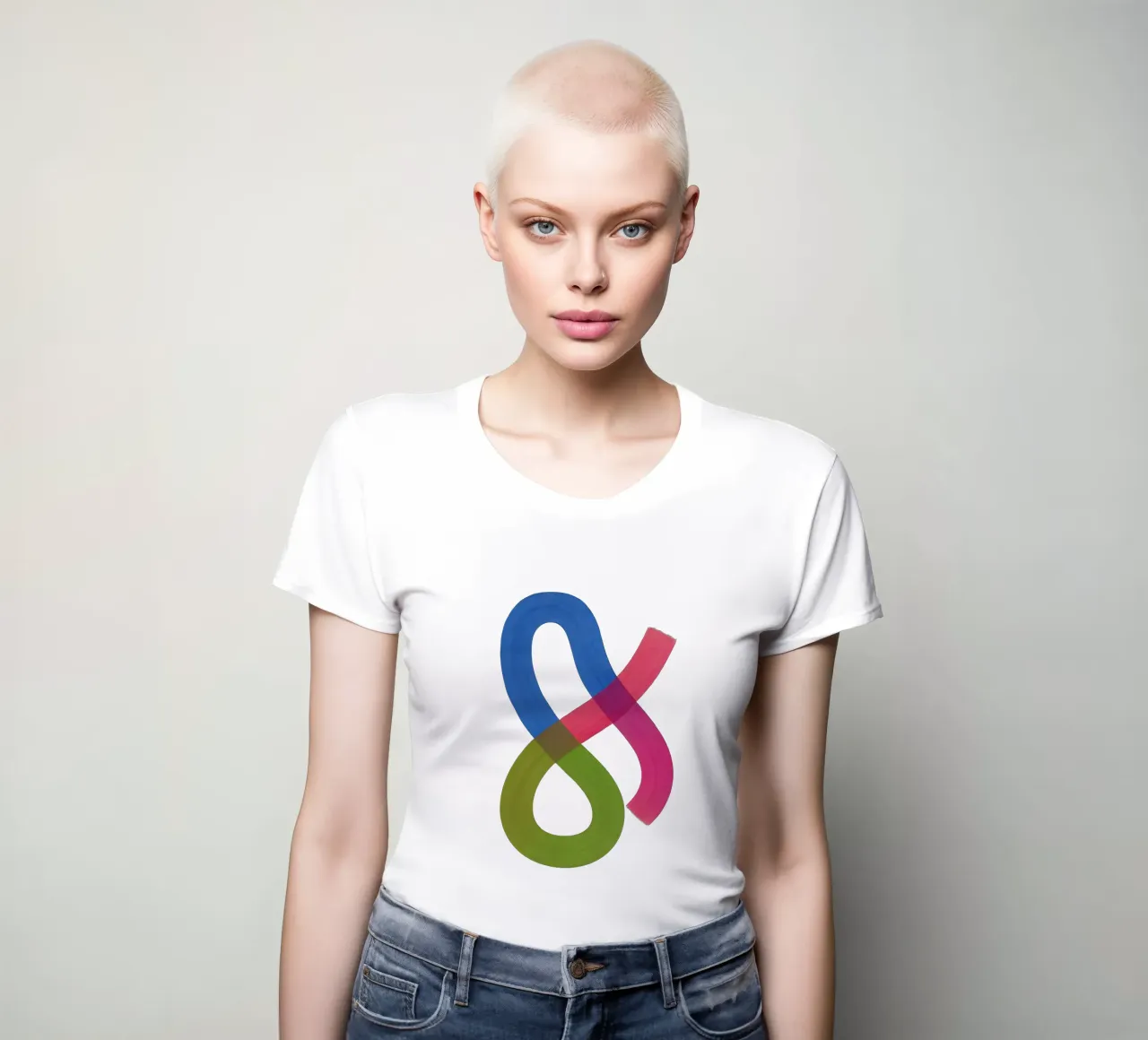 Color Continuum - Flow Form Series t-shirt da donna da SMPLE
