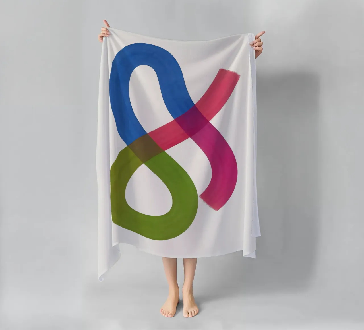 Color Continuum - Flow Form Series serviette de plage de SMPLE