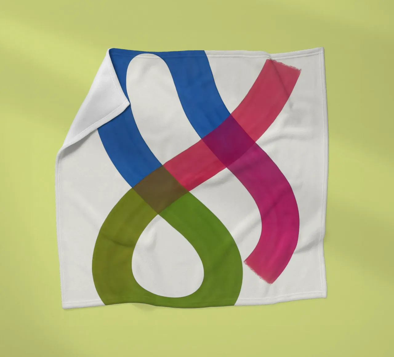 Color Continuum - Flow Form Series fleece blanket by SMPLE