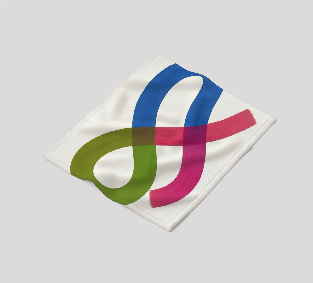 Color Continuum - Flow Form Series fleece blanket by SMPLE