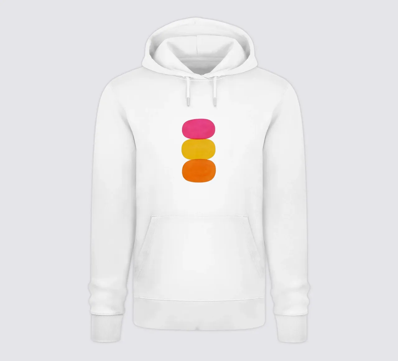 Color Stack - Flow Form Series felpa con cappuccio da SMPLE