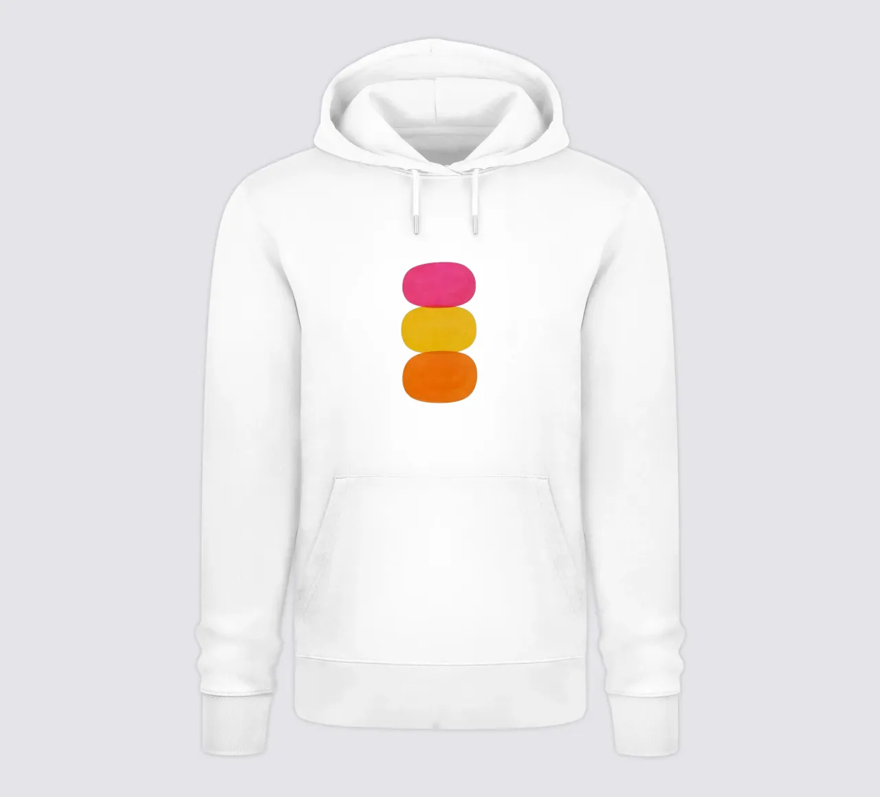 Color Stack - Flow Form Series felpa con cappuccio da SMPLE