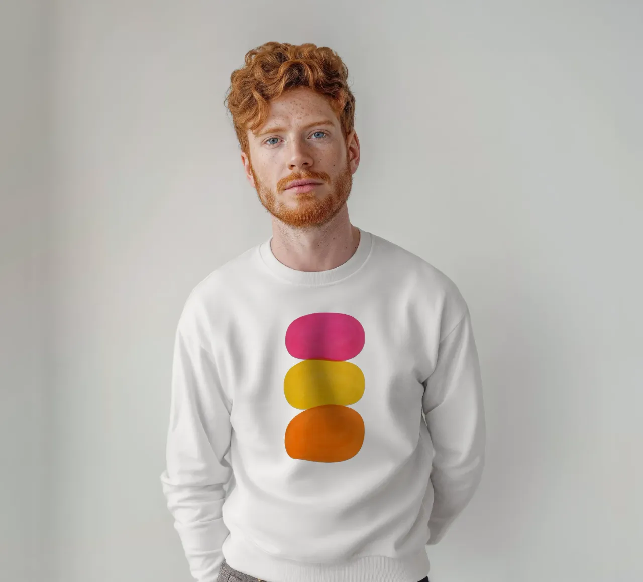 Color Stack - Flow Form Series felpa da SMPLE