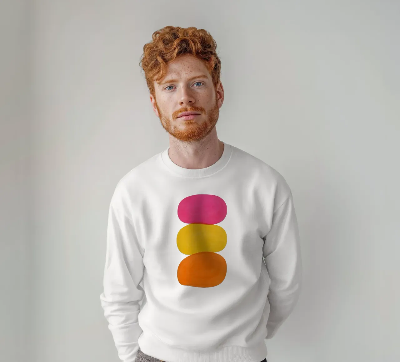Color Stack - Flow Form Series felpa da SMPLE