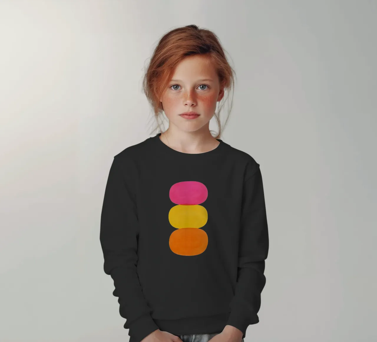 Color Stack - Flow Form Series felpa bambino da SMPLE