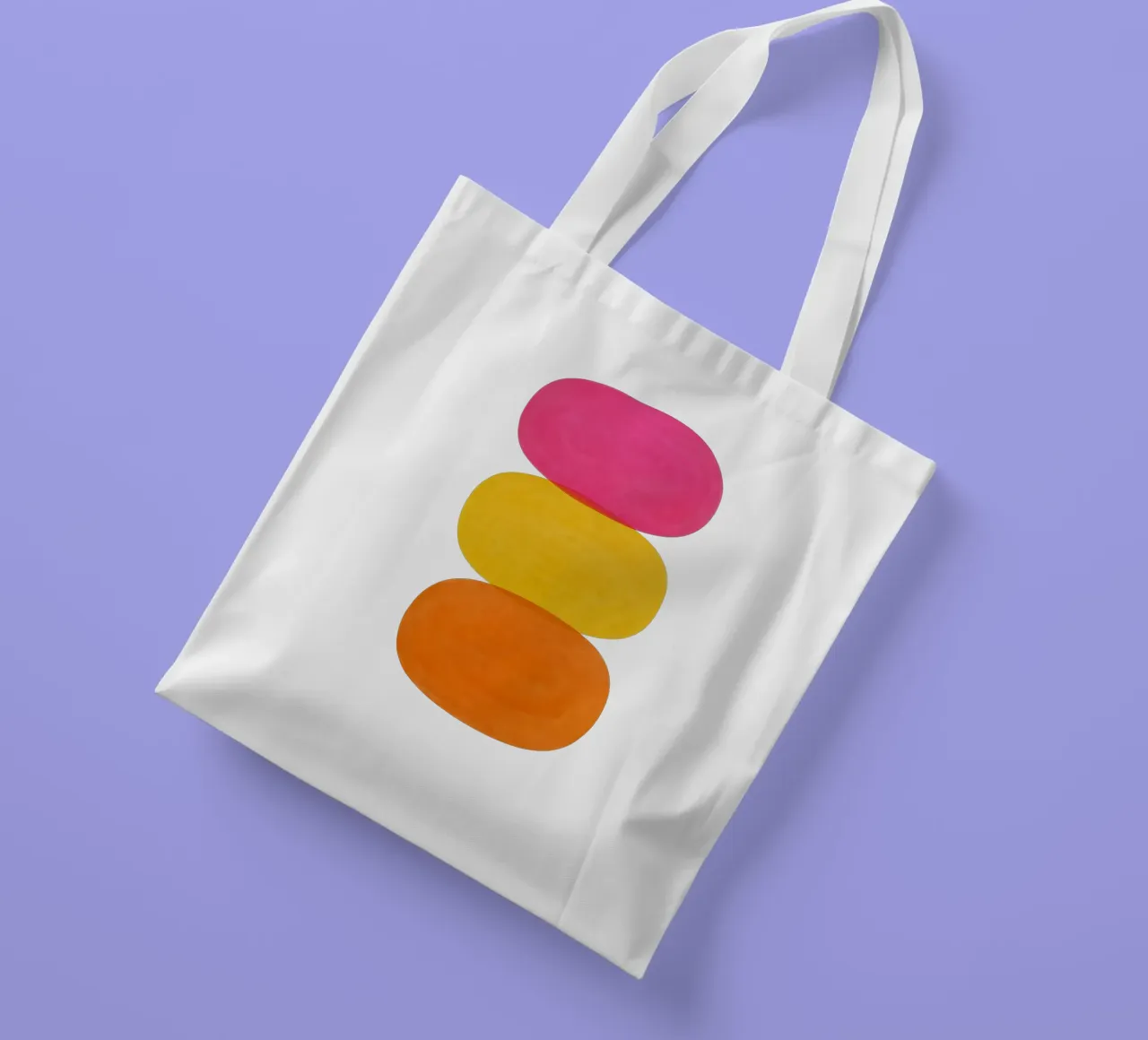 Color Stack - Flow Form Series borsa in juta da SMPLE