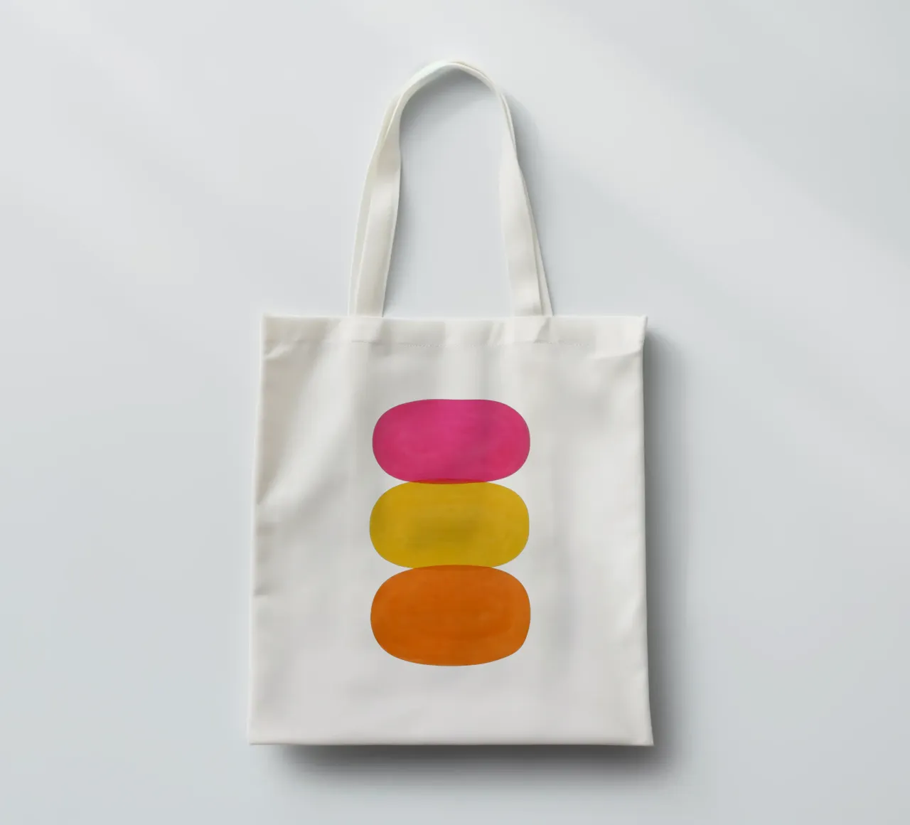 Color Stack - Flow Form Series borsa in juta da SMPLE