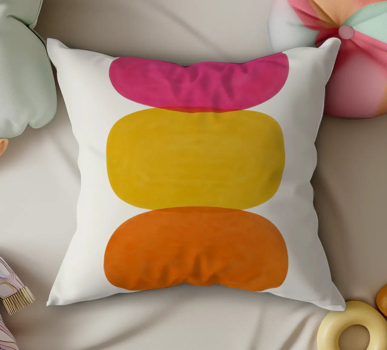 Color Stack - Flow Form Series cuscino da SMPLE