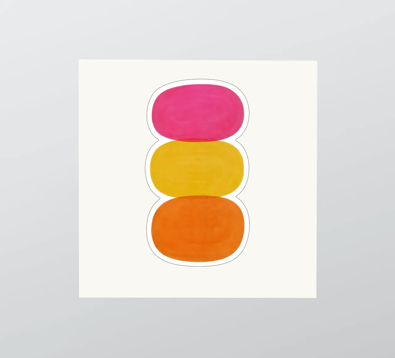 Color Stack - Flow Form Series adesivo da SMPLE