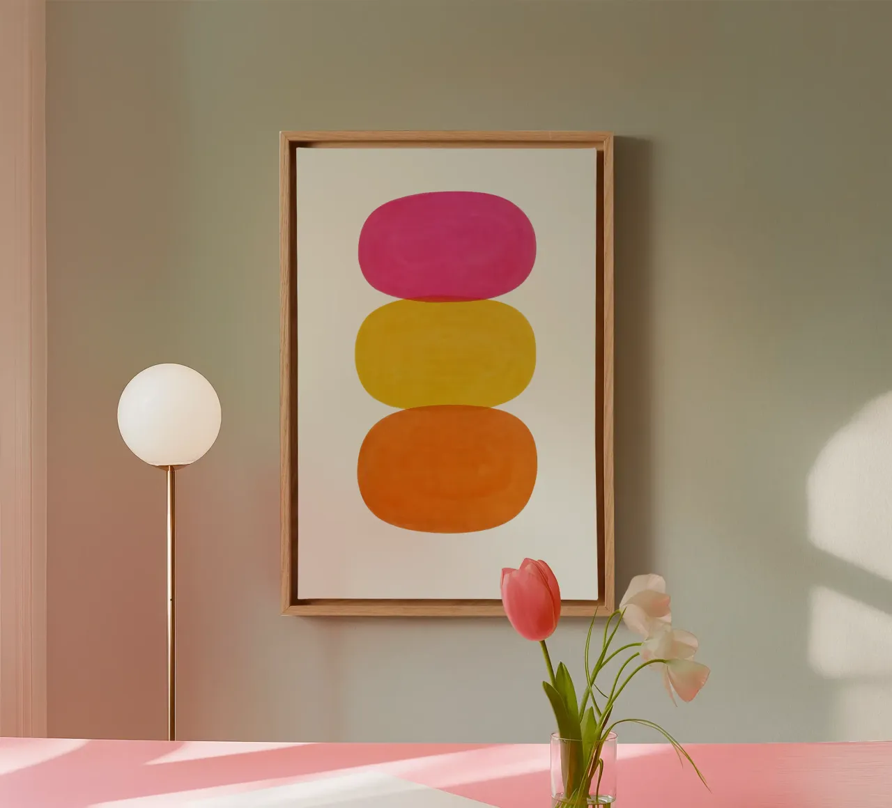 Color Stack - Flow Form Series tela da SMPLE