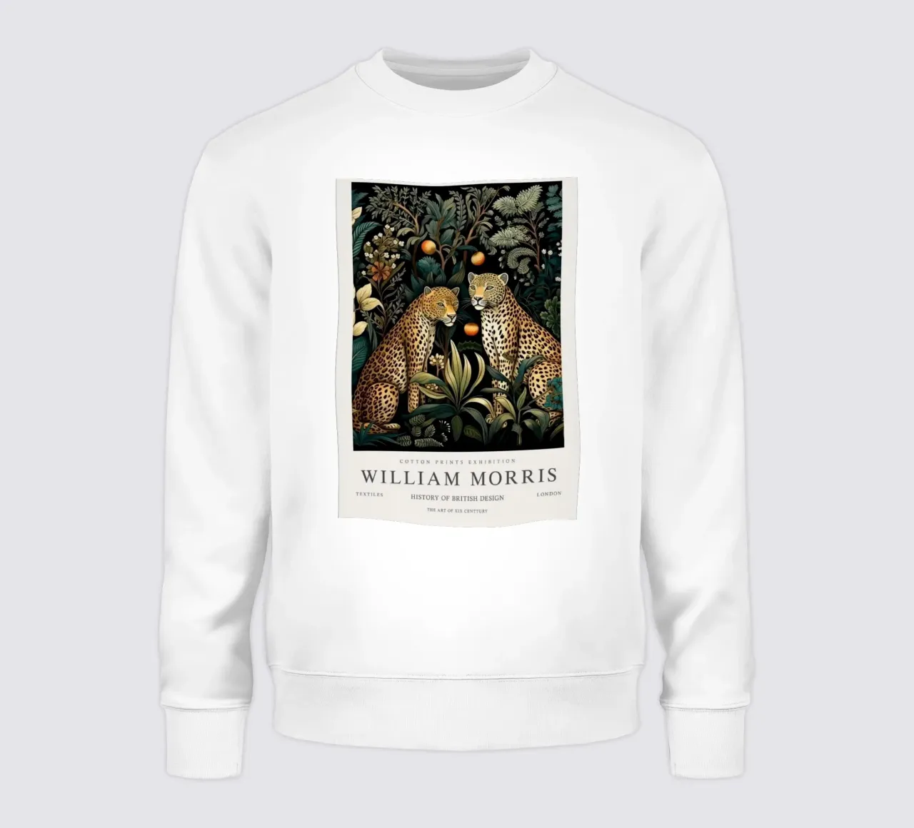 due leopardi in mezzo alla foresta di notte william mo felpa da komo store