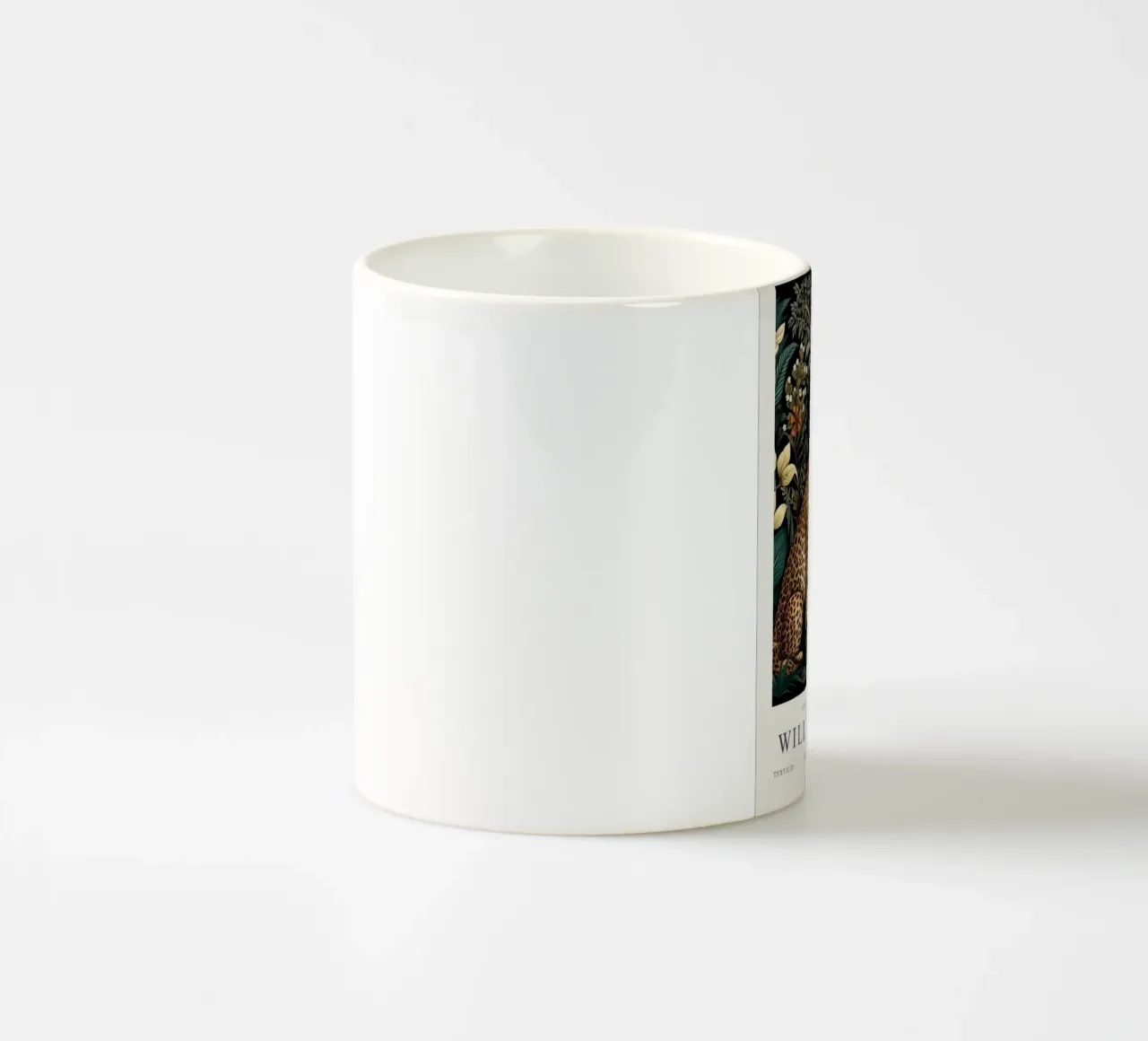 due leopardi in mezzo alla foresta di notte william mo tazza in ceramica da komo store