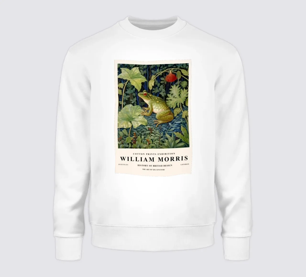 rane verdi nei cespugli di william morris felpa da komo store