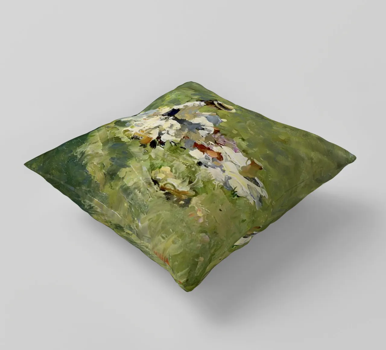 donne che fanno un picnic nel prato claude monet cuscino da belong shop
