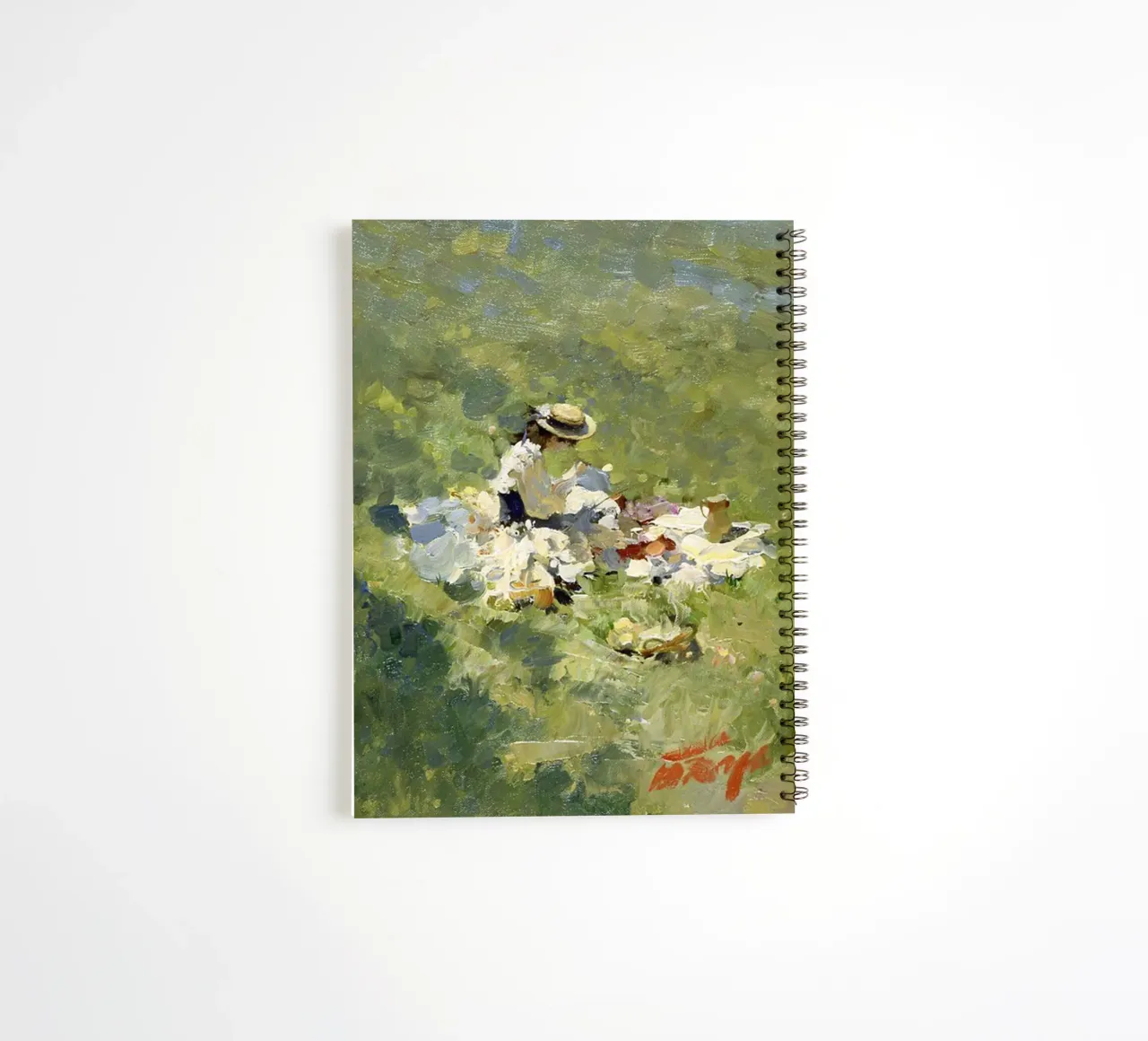 frauen beim picknick auf der wiese claude monet Ringbuch von belong shop